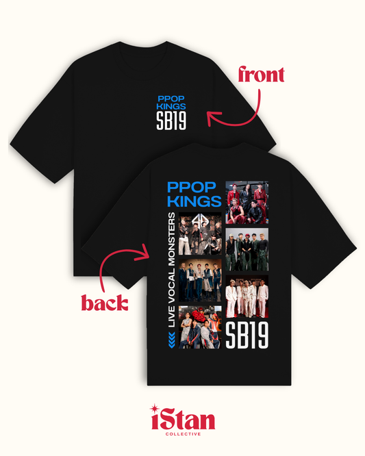 PPOP Kings SB19 Inspired Basic Shirt (Black & White)